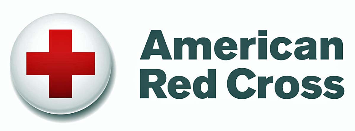 American Red Cross logo. Red Cross in a circle