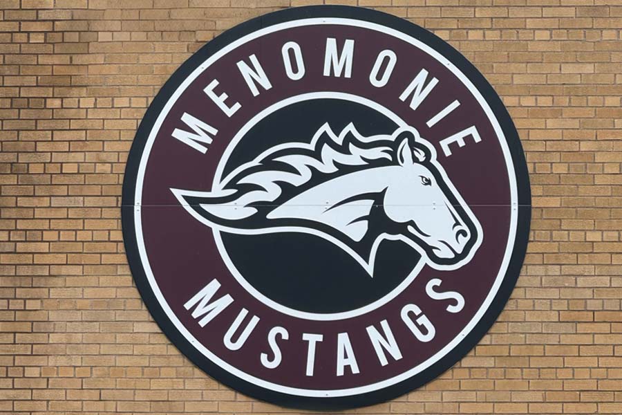 Menomonie High School mustangs logo