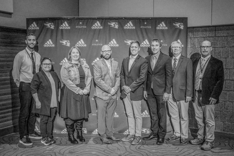 Six men and two women were inducted into the UW-Stout Athletic Hall of Fame.