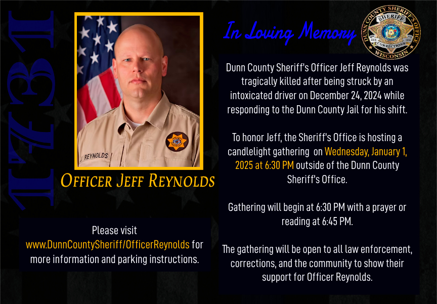 Gathering for Officer Jeffrey Reynolds