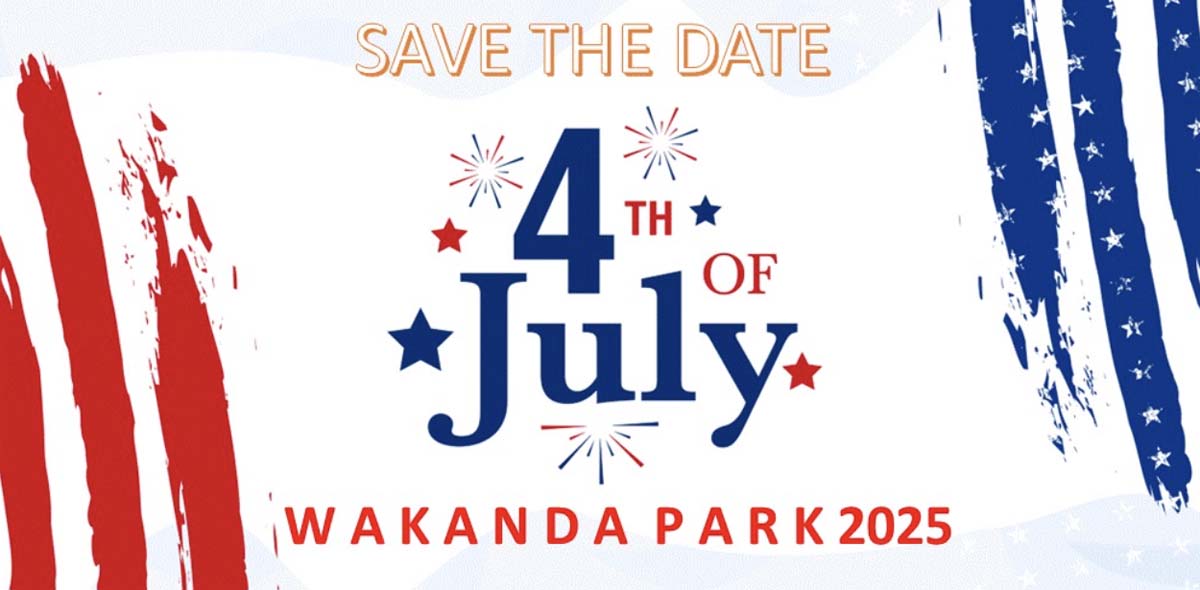 Fourth of July at Wakanda Park logo