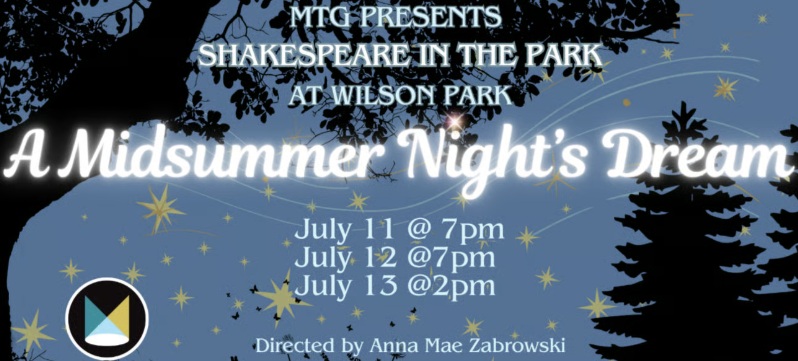 Menomonie Theater Guild Presents Shakespeare in the Park July 11-13
