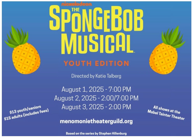 Menomonie Theater Guild Presents Musical  Aug 1-3