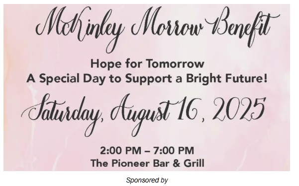 McKinley Morrow Benefit Sat Aug 16