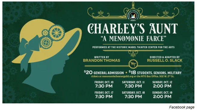 MTG Presents Charley’s Aunt: A Menomonie Farce