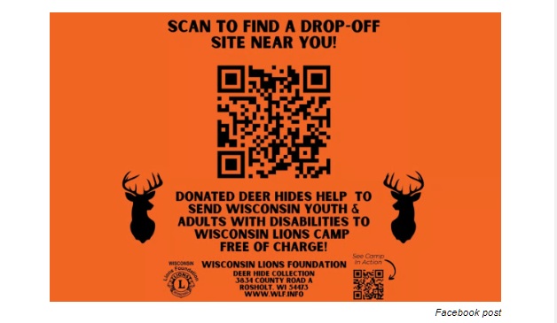 Lions Club Wants Your Deer Hides