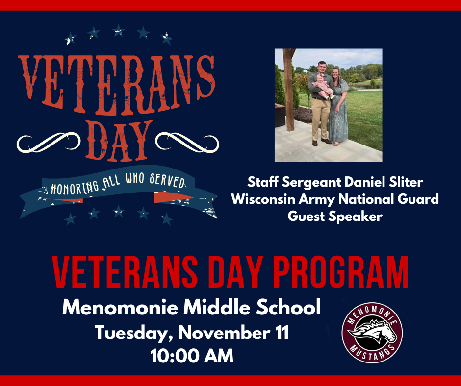 Nov 11 Veterans Day Programs in Menomonie