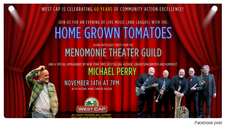 West CAP Celebrates 60 Years at Nov 14 Event