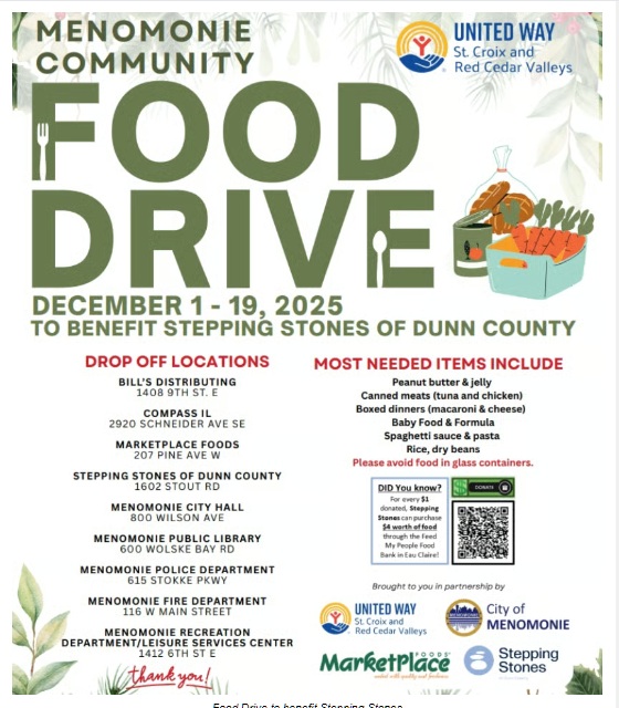 Menomonie Food Drive