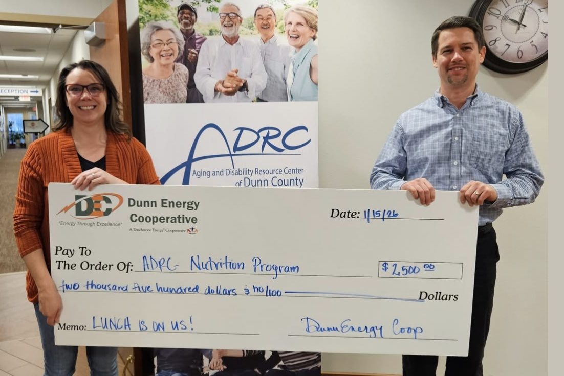 Jolene Fisher, Dunn Energy Cooperative with Bernie Allen, ADRC