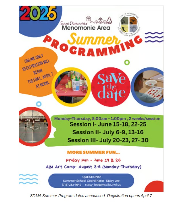 SDMA Summer Programs Announced