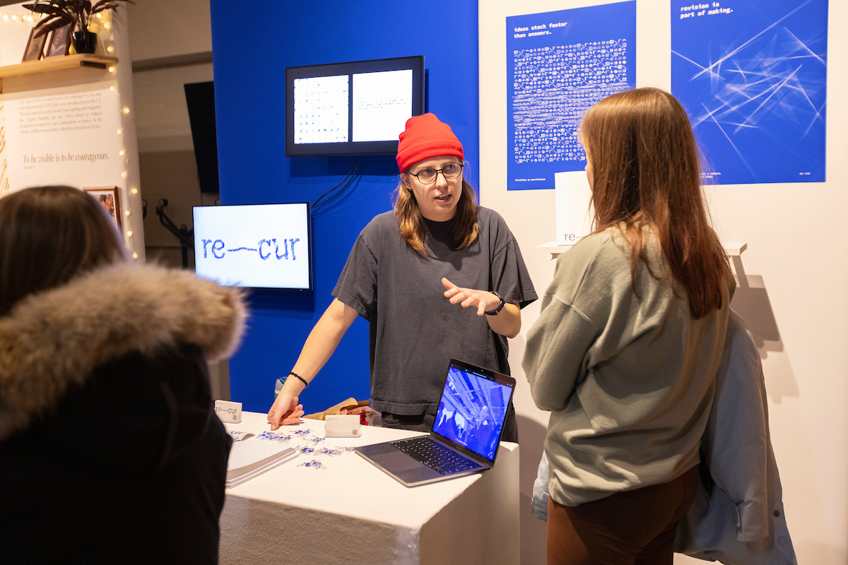 Art, Design, &amp; Graphics students showcase a culmination of their research, design skills, and innovation through the Senior Show. Every student creates a finished product and marketing materials to showcase to friends and family in Applied Arts' gallery spaces.