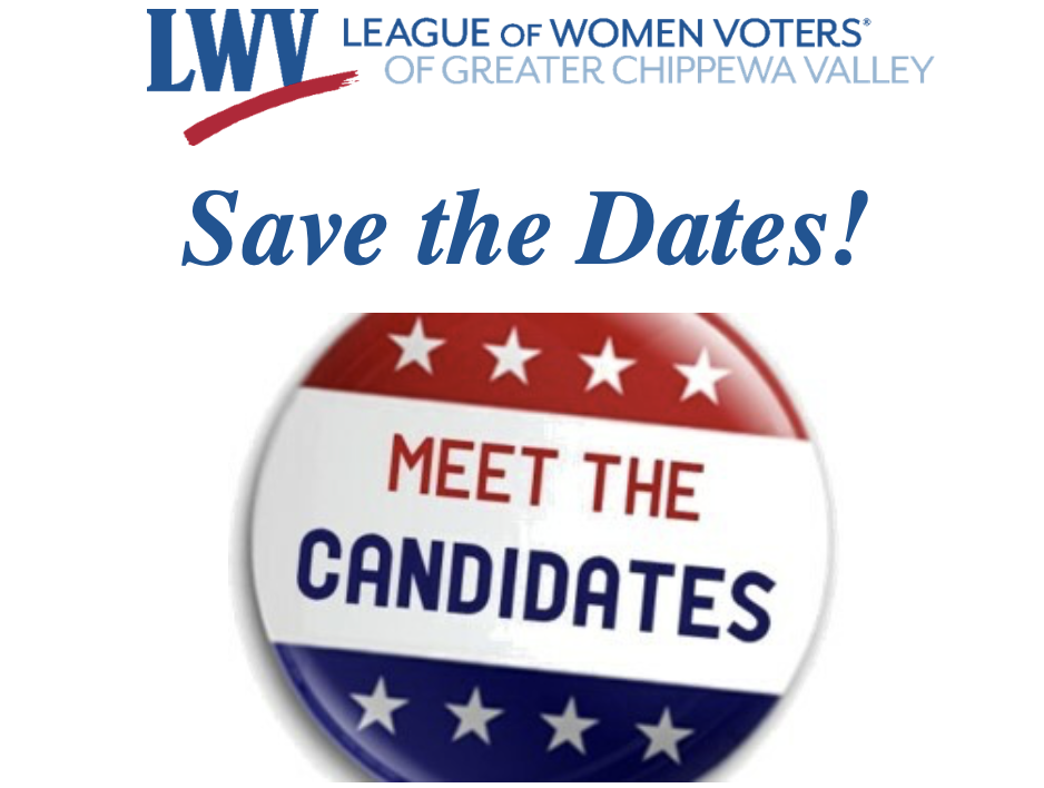 Candidate Forums in Menomonie - Mar 19 & 26