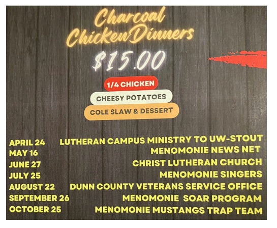 Moose Lodge Chicken Dinner Fundraisers Resume Apr 24