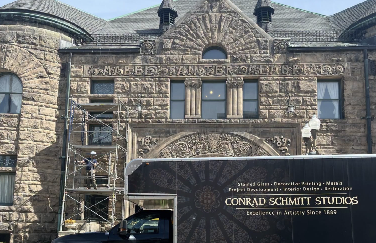 Mabel Tainter Restoration Project Underway