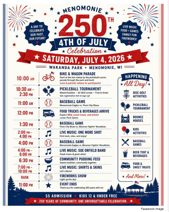 July 4th Celebration in Menomonie