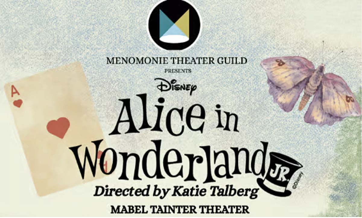 Alice in Wonderland to Play at Mabel Tainter Theatre