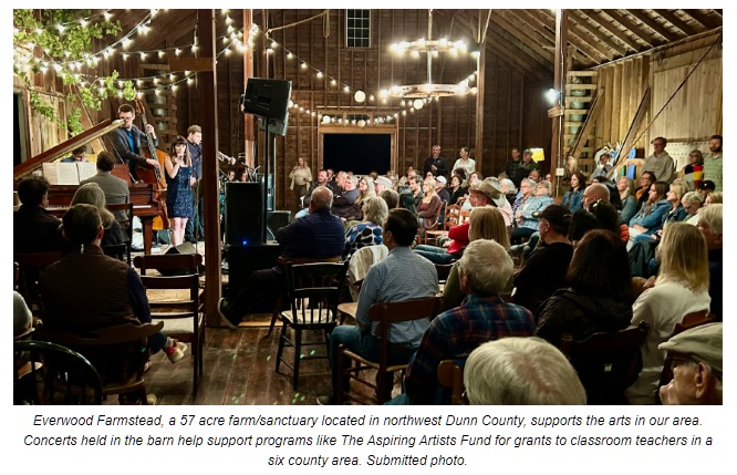Everwood Farmstead Supports Area Arts