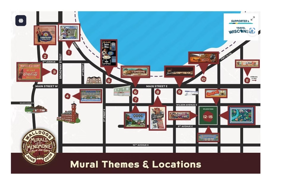 Walldogs to add 13 Murals to Menomonie