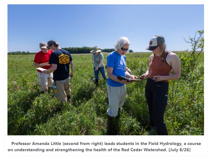 UW-Stout Polytechnic’s Red Cedar Basin Monitoring Group trains next generation of water scientists