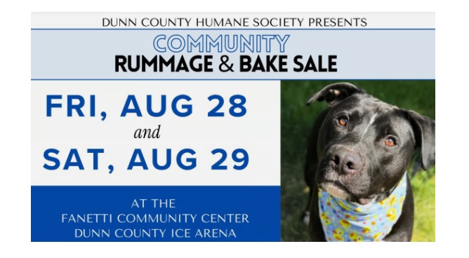 DCHS Rummage & Bake Sale Aug 28 & 29