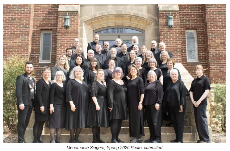 Menomonie Singers Hold Auditions Aug 24, 25