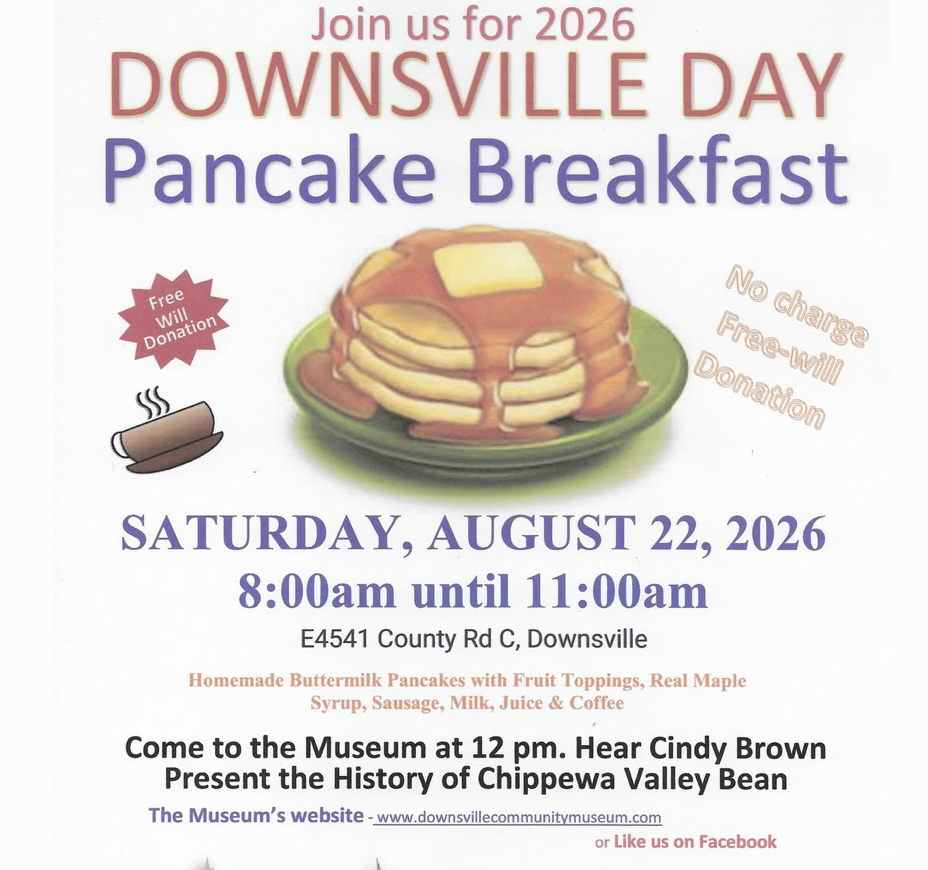 Annual ‘Downsville Day’ Pancake Breakfast Sat Aug 22