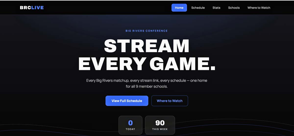 Big Rivers Conference Livestreams