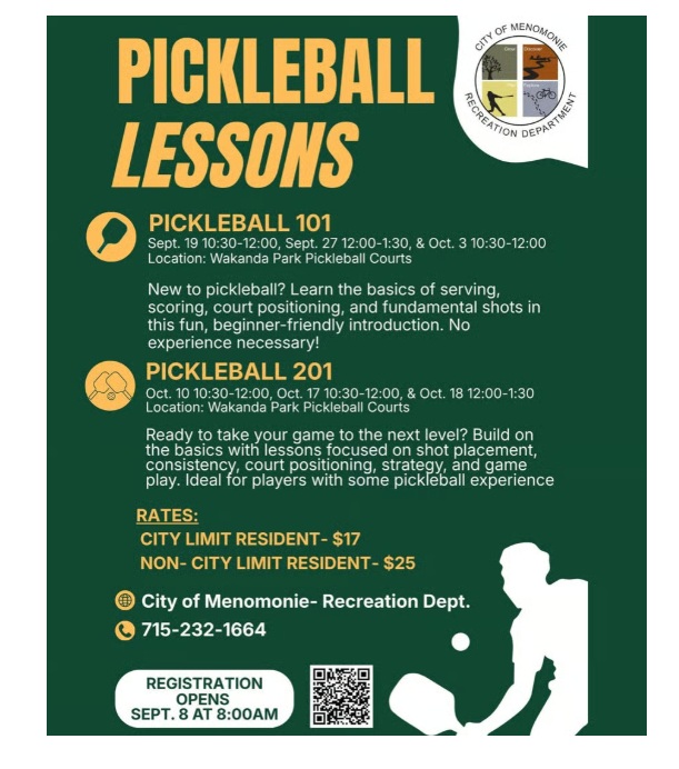 City Rec Dept Offers Pickleball Lessons