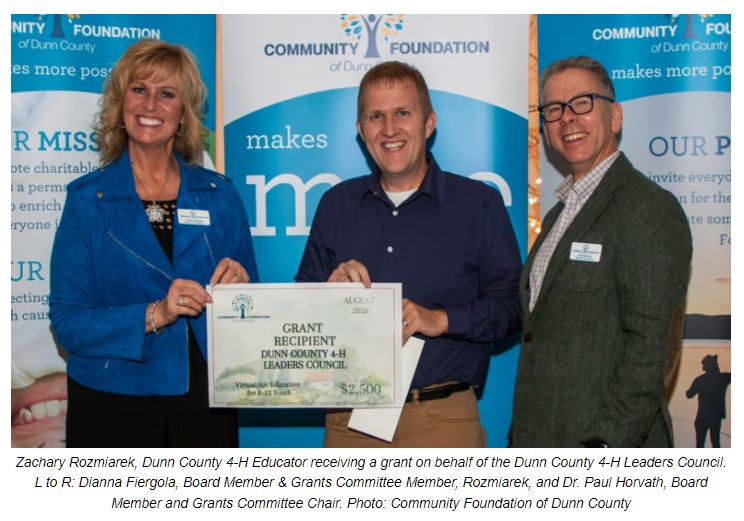 Dunn County 4-H Receives Community Foundation Grant to Fund Art U Program