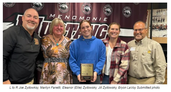 Ellie Zydowsky Named a Rotary Youth of the Month