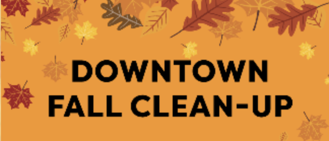 Downtown Menomonie Fall Clean-Up Saturday Oct 10